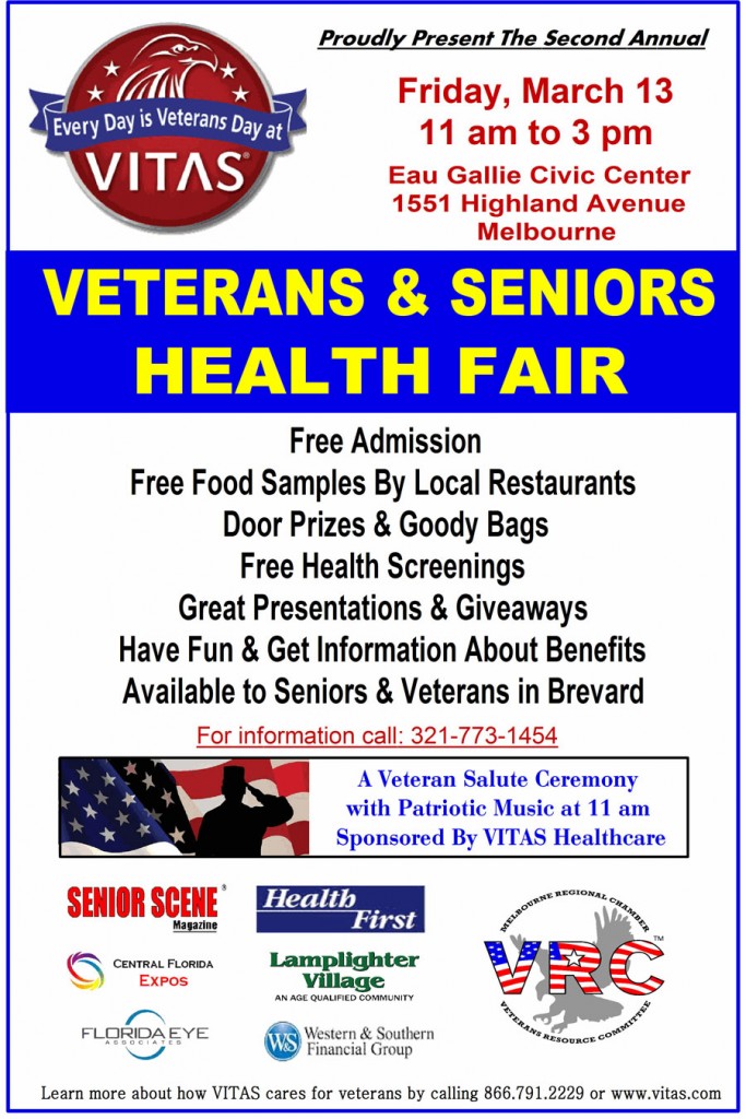 Veterans and Seniors 2nd Annual Health Fair Veterans and Seniors 2nd Annual Health Fair